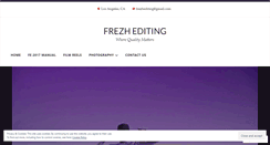 Desktop Screenshot of frezhediting.com